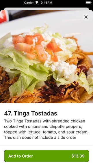 El Vaquero To Go iPhone screenshot 3 - Food & Drink app