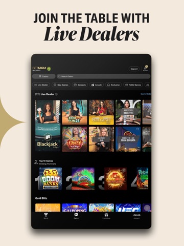 BetMGM Casino - Real Money iPad screenshot