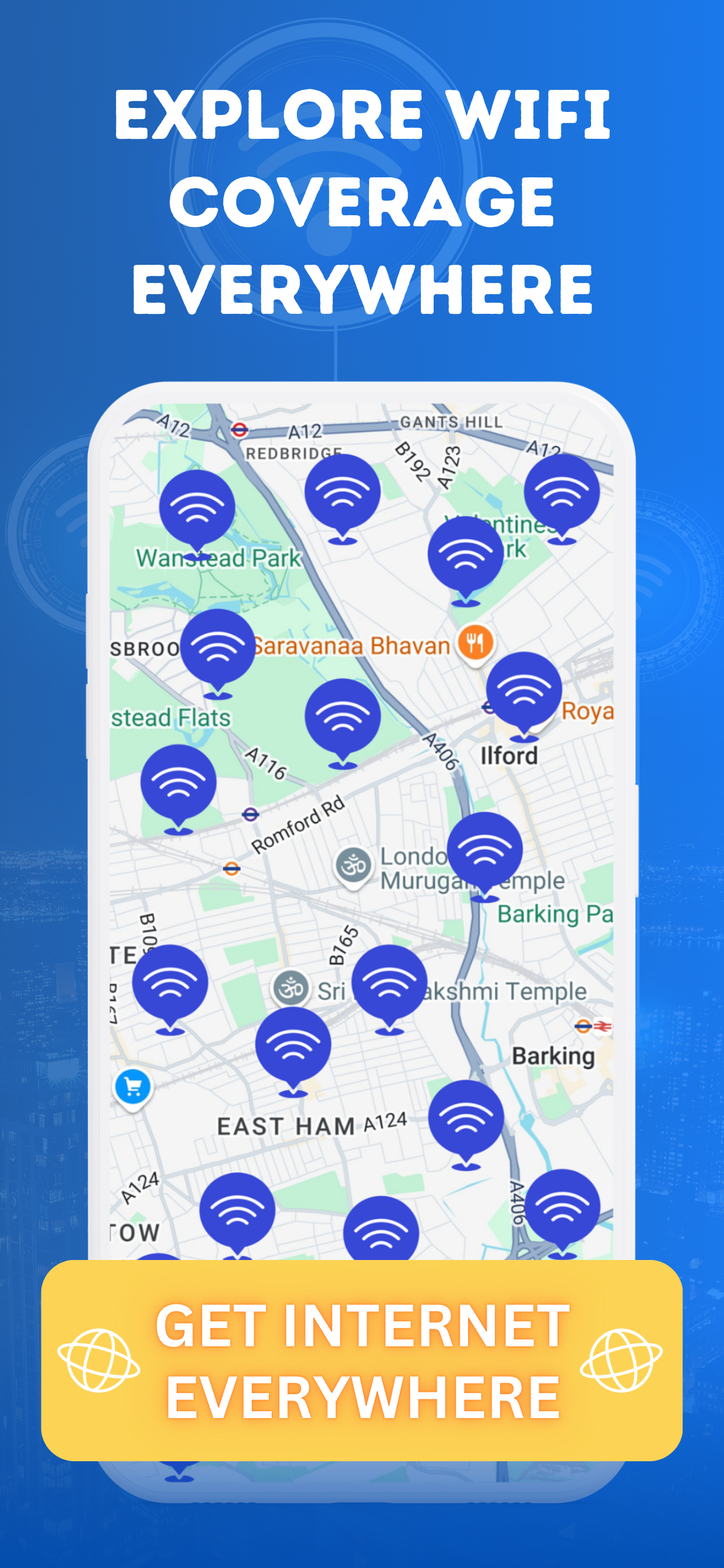 Wifi Map+ internet connection