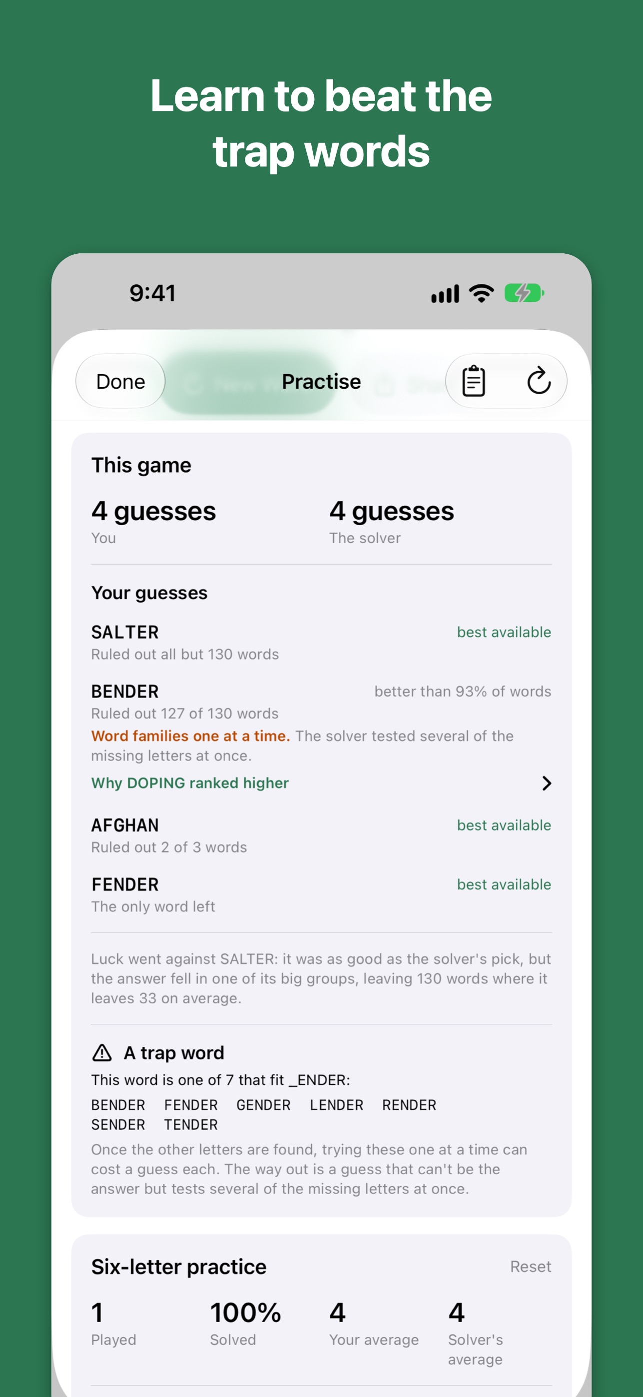 Screenshot 8 of Guess Grid: Word Puzzle Coach