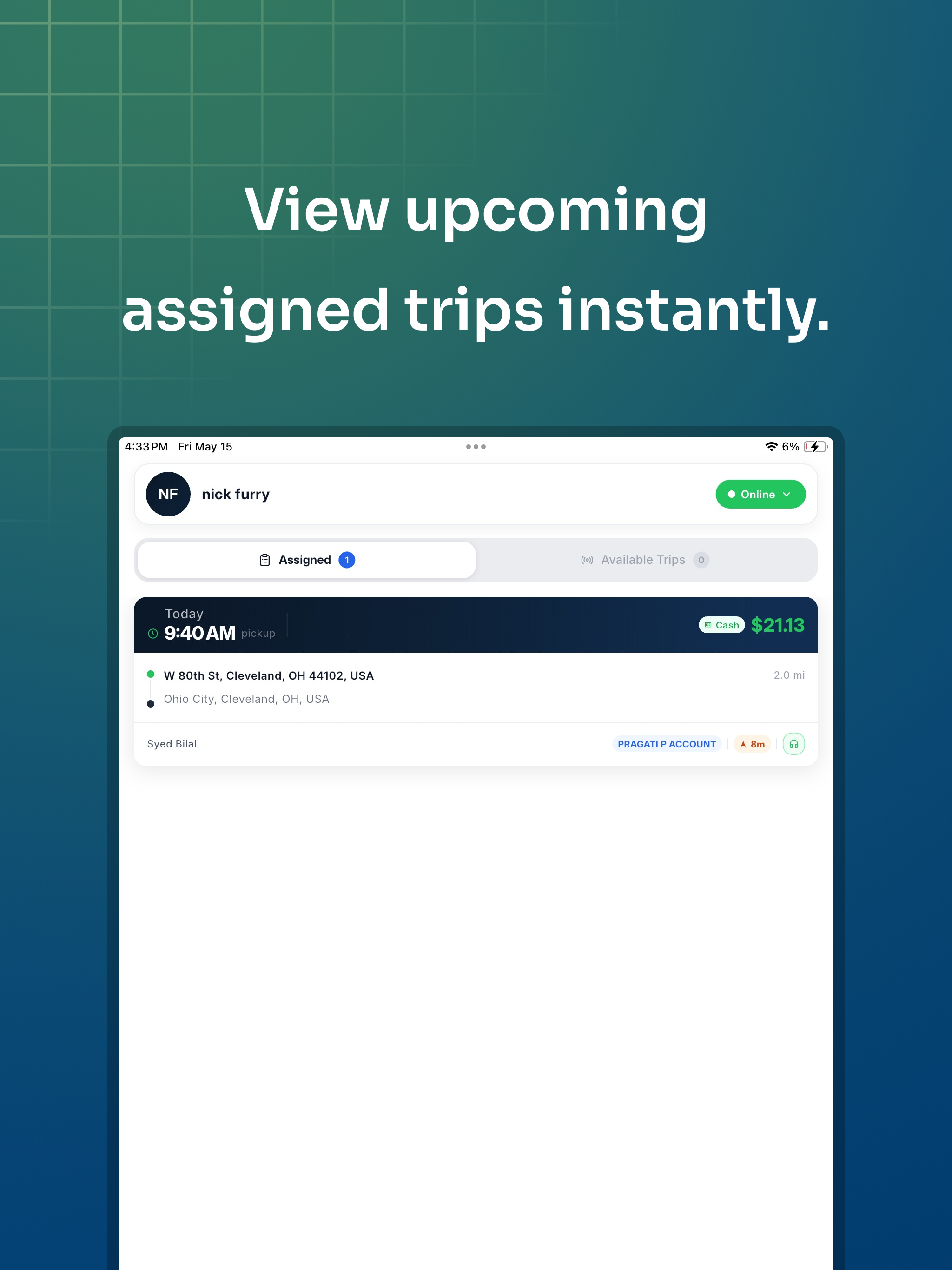 Transit Partners-Driver screenshot 6