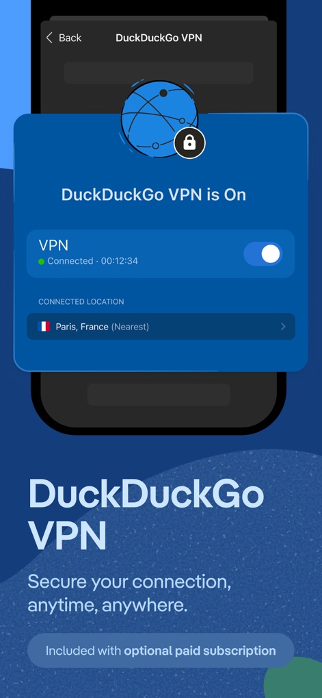 DuckDuckGo, Duck.ai, & VPN - VPN Connectivity Managed