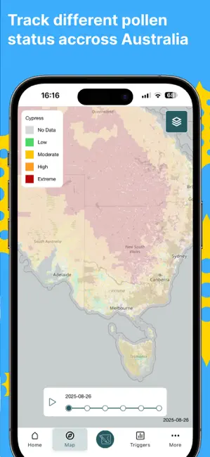 Melbourne Pollen Count iPhone screenshot 5