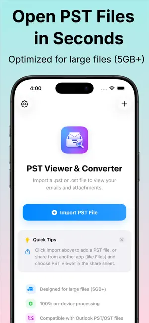 PST to MBOX Converter · Viewer screenshot 2