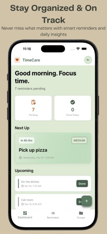 Timecare: Reminder Pro Screenshot 1 of 6