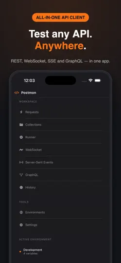 Postmon - Rest API Client iPhone Ekran Görüntüsü 1