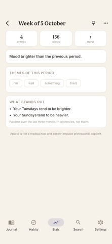Aparté: Private AI Journal screenshot 8