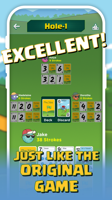 Play Nine: Golf Card Game Screenshot