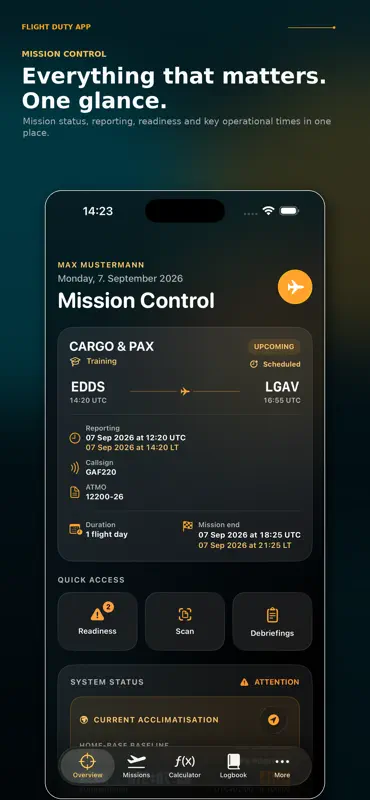 Flight Duty App screenshot 1 of 10