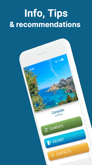 Camp Info App Screenshot