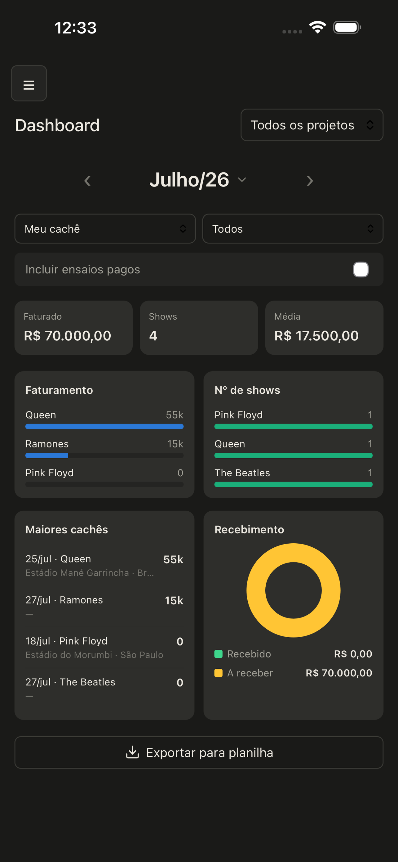 BandWage screenshot 4