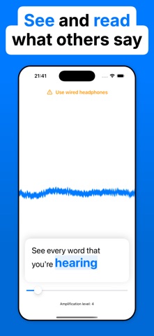 Myohren: Amplify Hearing Aid iPhone screenshot