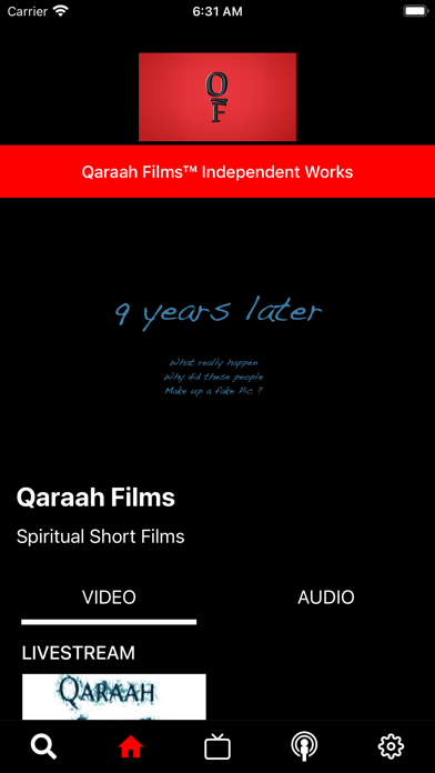 Qaraah Films Television Screenshot