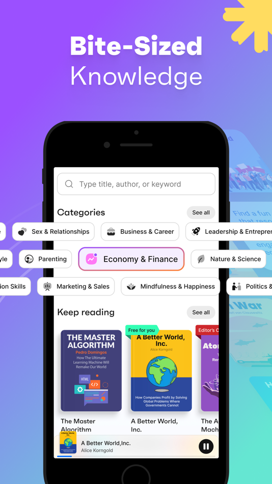 #7. Bitely: Audible Book Summaries (iOS) 由: Bitely