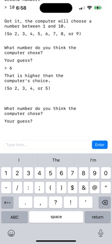 Guess Prof Garfield's Number screenshot