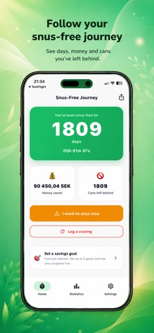 Quit Nicotine Pouches & Snus iPhone screenshot