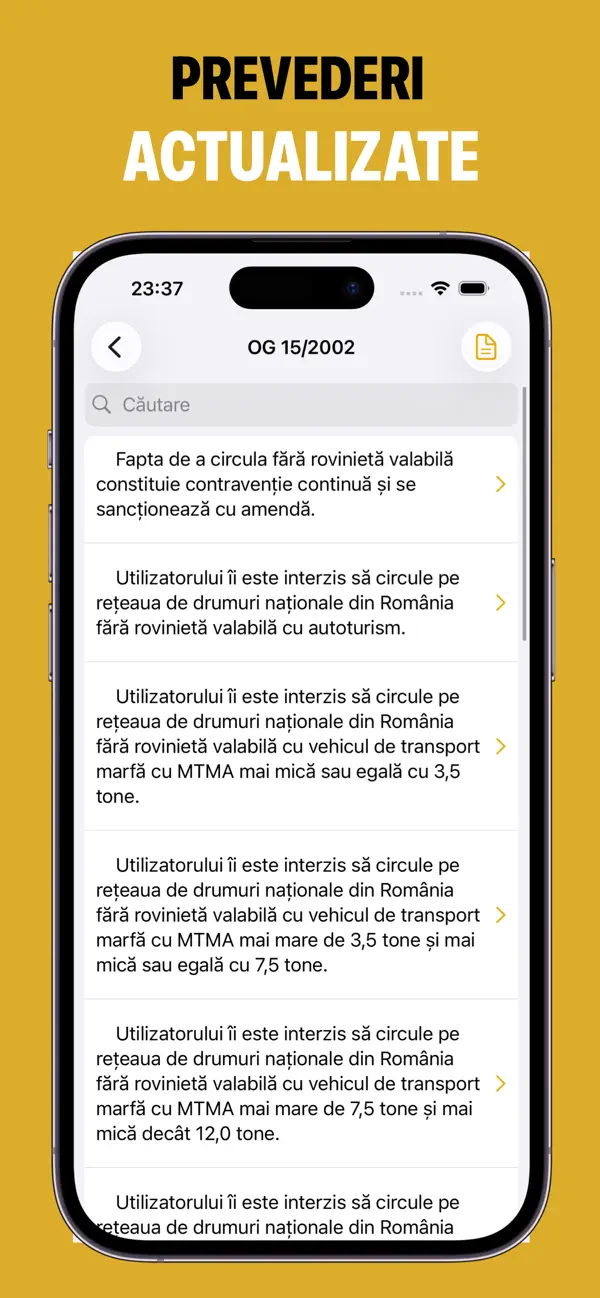 Screenshot #2 pour Rutiera: Legi & Amenzi