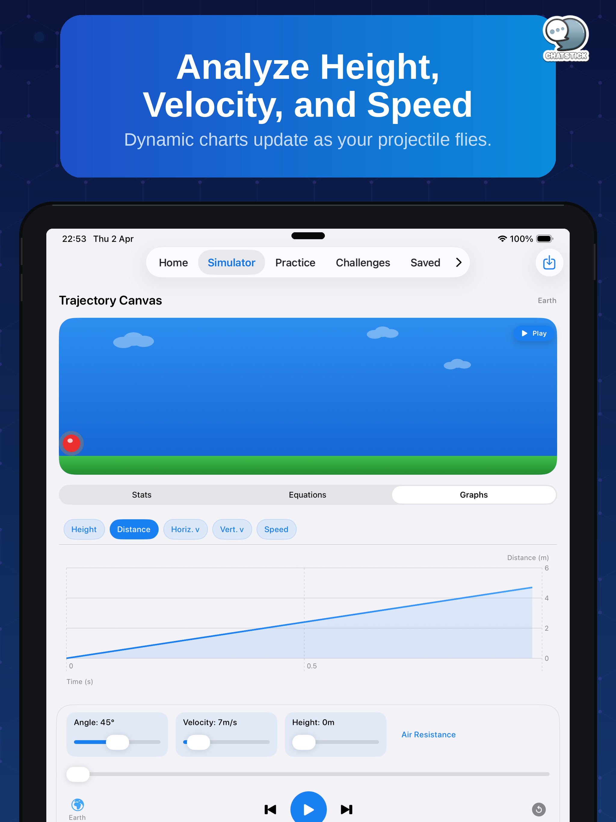 Projectile Lab by ChatStick screenshot 14
