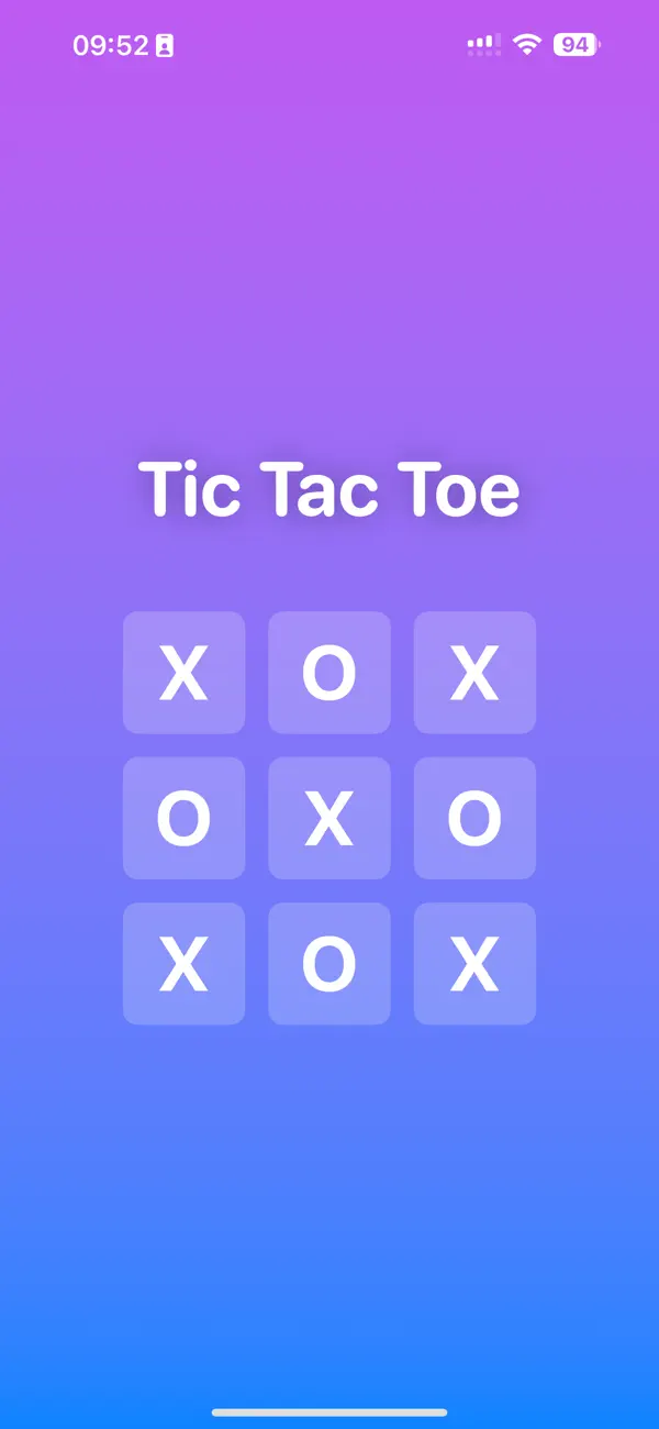 Screenshot #1 pour Tic Tac Toe AI XO