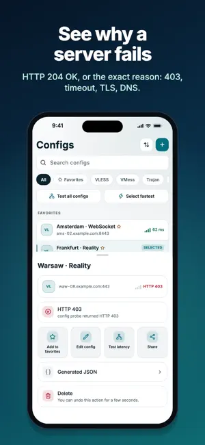 SNI Tunnel: V2Ray VPN Client screenshot 4