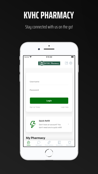 KVHC Pharmacy Screenshot