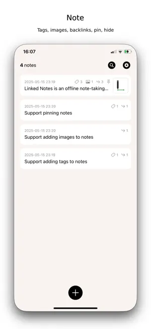 Linked Notes - Bi-directional screenshot 1