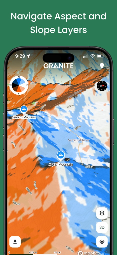 Granite - Built for Mountains - Navigation App | MWM