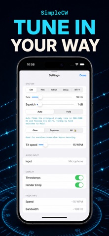 SimpleCW: Morse Decoder Screenshot 2 of 5