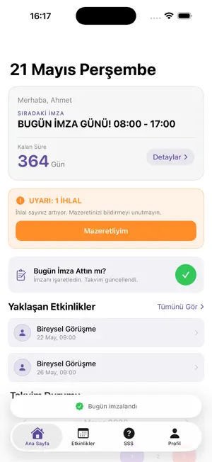 Denetim Serbestlik İmza Takip screenshot 2
