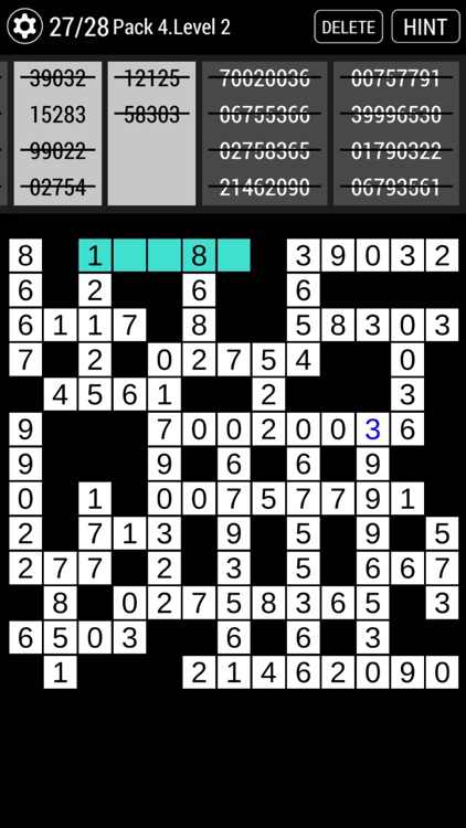 Number Fit Puzzle Game screenshot-3