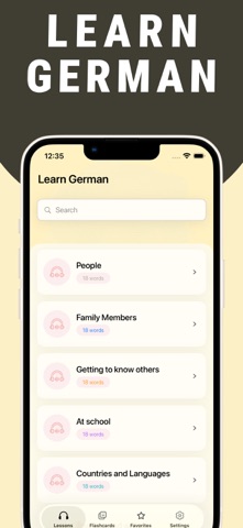Learn  German - Lentil Screenshot 1 of 5