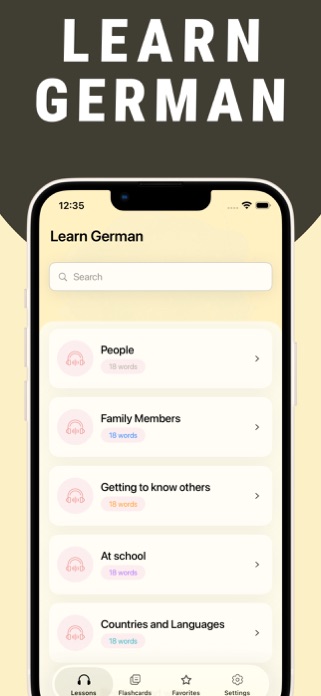 Learn  German - Lentil Screenshot 1 of 5