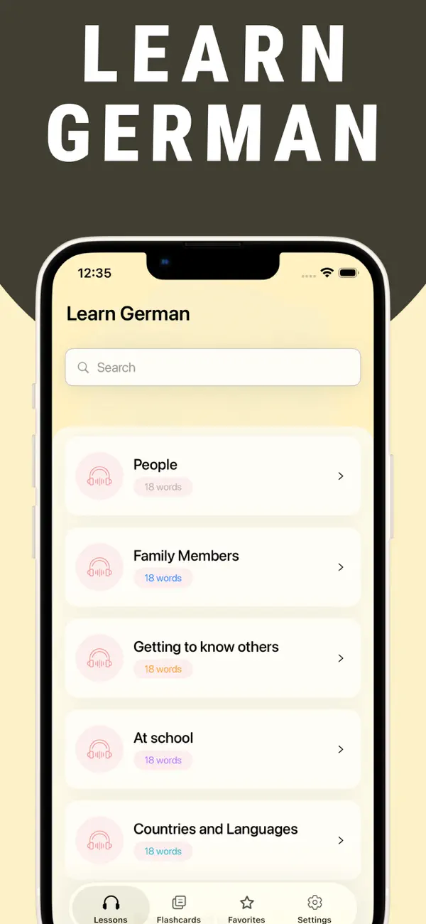 Screenshot #1 pour Learn  German - Lentil