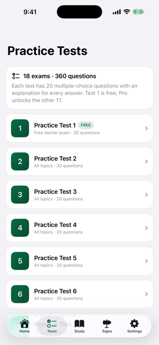 Permit Prep: DMV Test Prep Screenshot 2 of 6