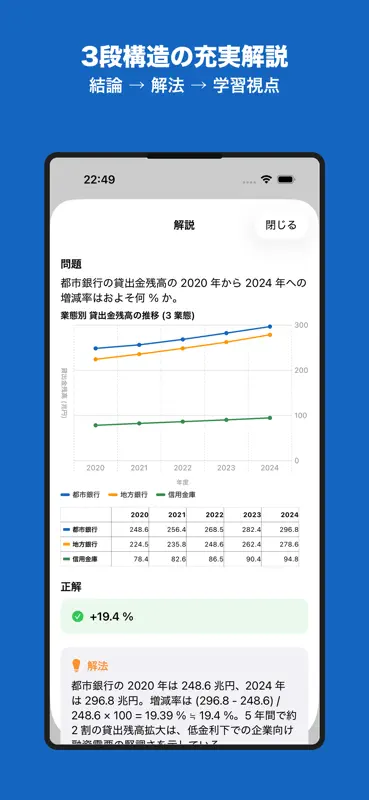 C-GAB対策言語・非言語問題集 2027 screenshot 4 of 4
