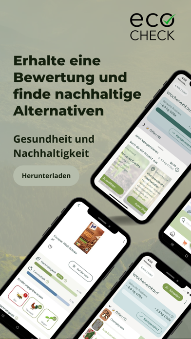 EcoCheck - Deine Einkaufsliste Screenshot