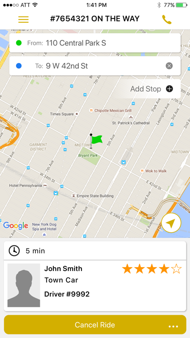 Esther Car Services Screenshot