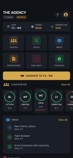 Pure MMA: Manager screenshot 1