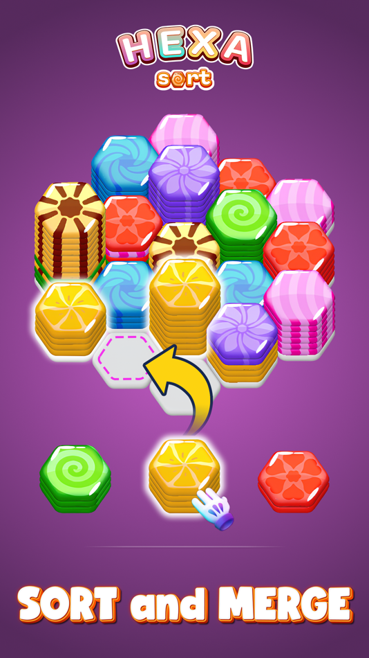 #2. Hexa Sort: Candy Blast (iOS) 由: NEXT SOLUTIONS JOINT STOCK COMPANY