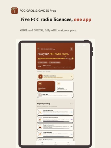 FCC GROL & GMDSS Prep iPad screenshot
