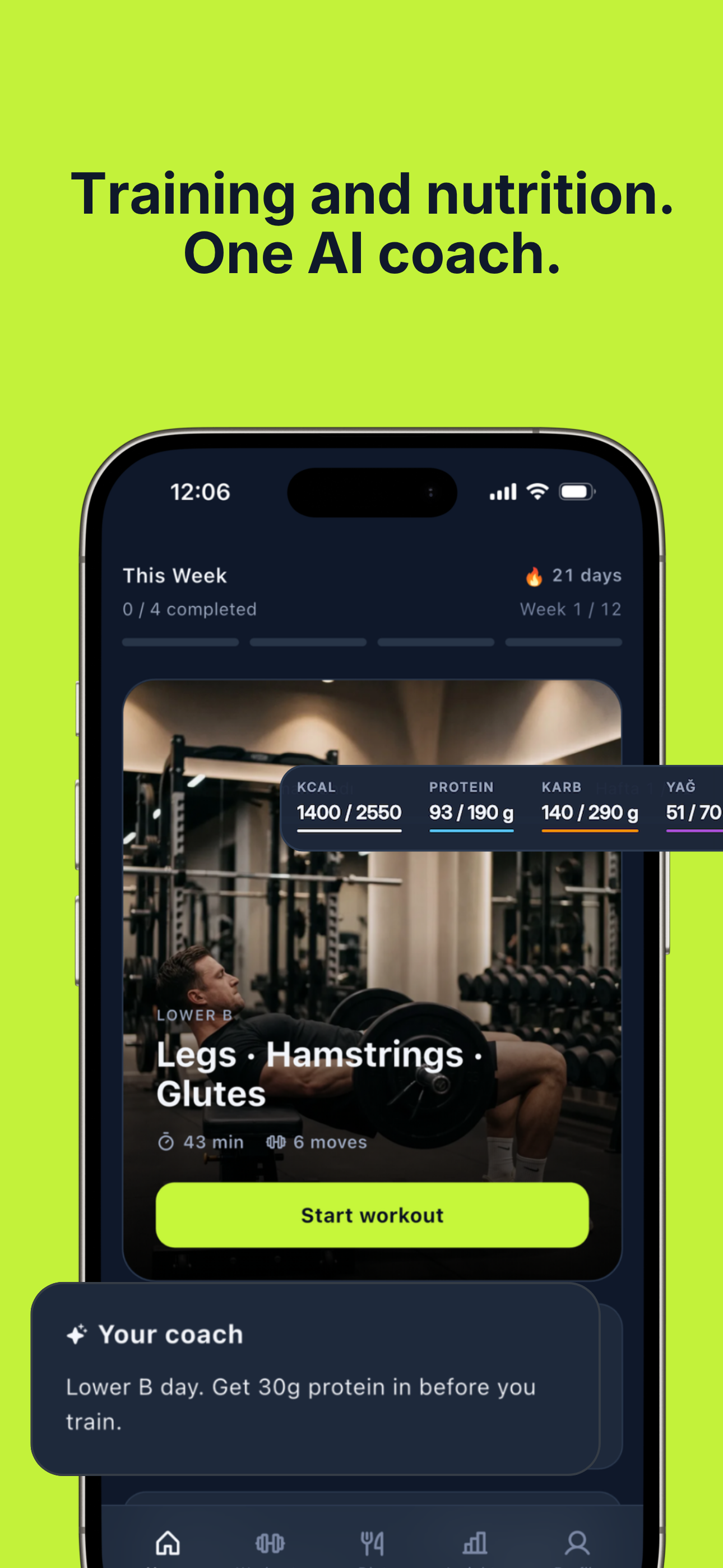 Pumpfy: Training + Nutrition screenshot 3
