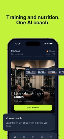 Pumpfy: Training + Nutrition Screenshot 3 of 10