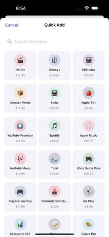 SubFlow - Subscription Manager Screenshot 3 of 5