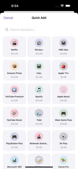 SubFlow - Subscription Manager Screenshot 3 of 5
