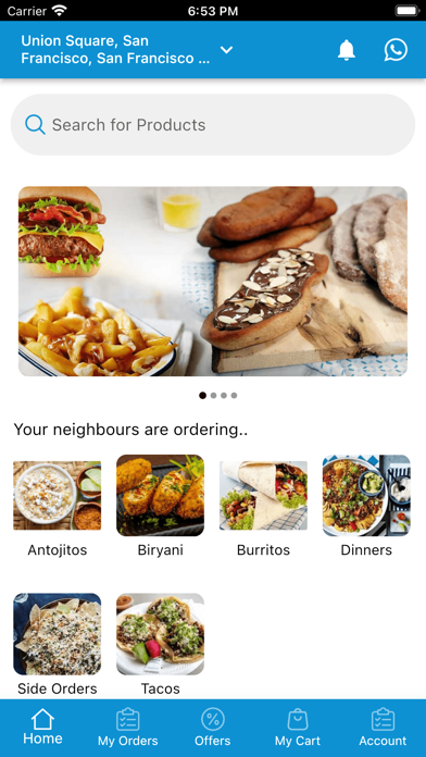 Foodmania Customer Screenshot