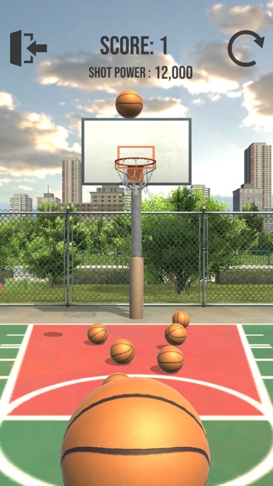Basketball Court Dunk Shoot Screenshot