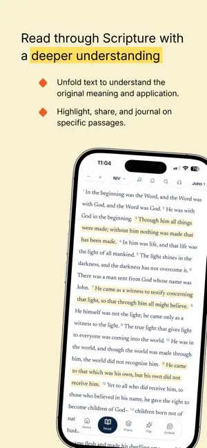 Unfold Bible App screenshot 2