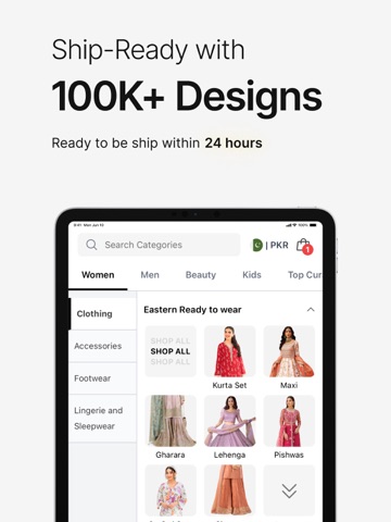 LAAM – Online Shopping App iPad screenshot