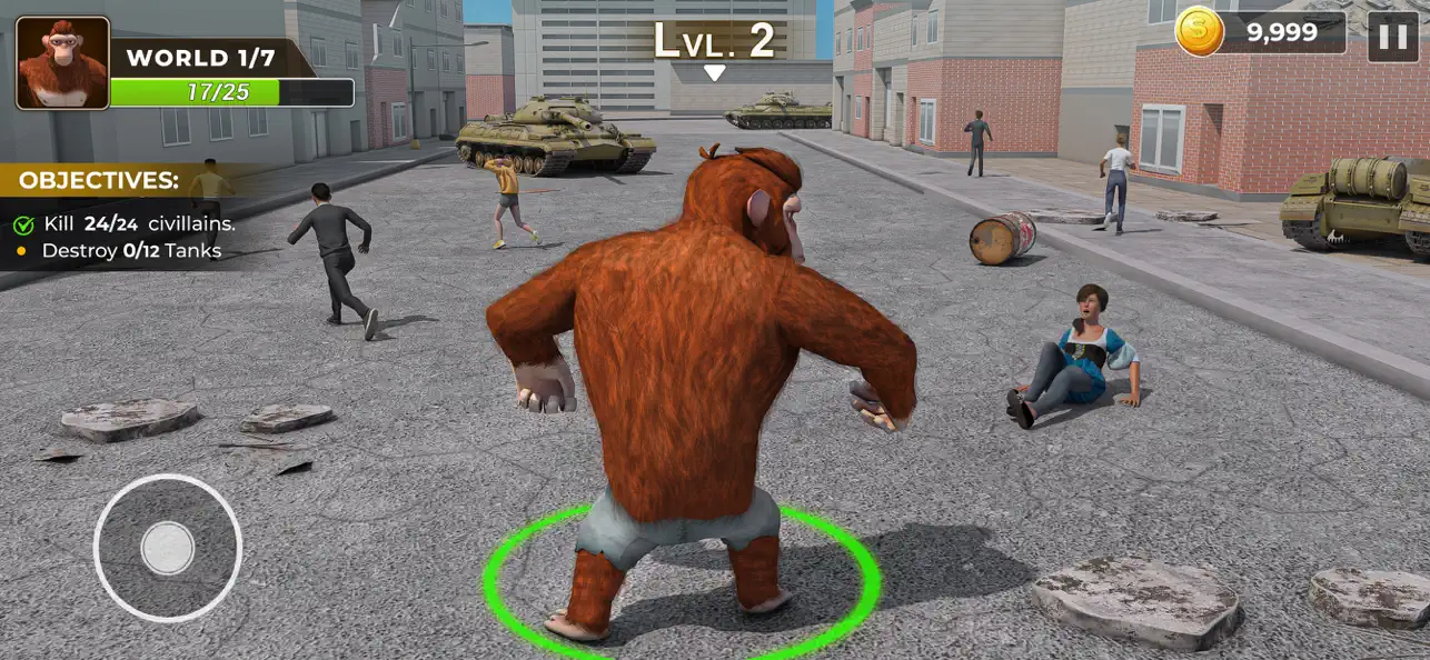 Screenshot #2 pour Apes Rampage Gorilla Games