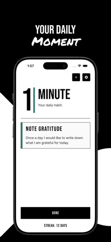 One Minute Habit screenshot
